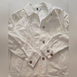 Belstaff Men's White Jean Jacket Size Small